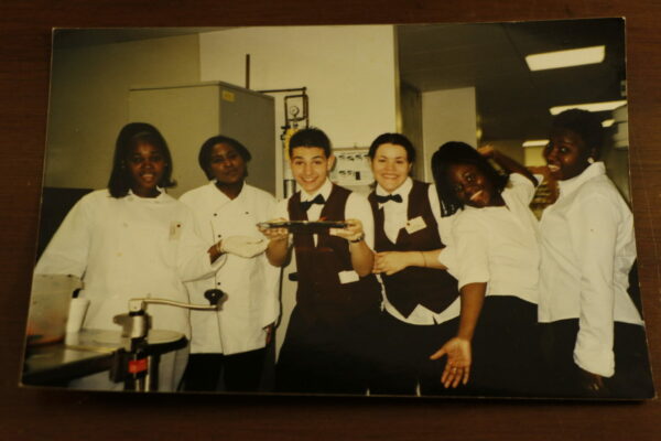 Karen Simpson (1st on the left) in an undated photo from her early years working at The Chelsea at Fanwood. She’s now in her 23rd year as an Executive Chef after working her way up.